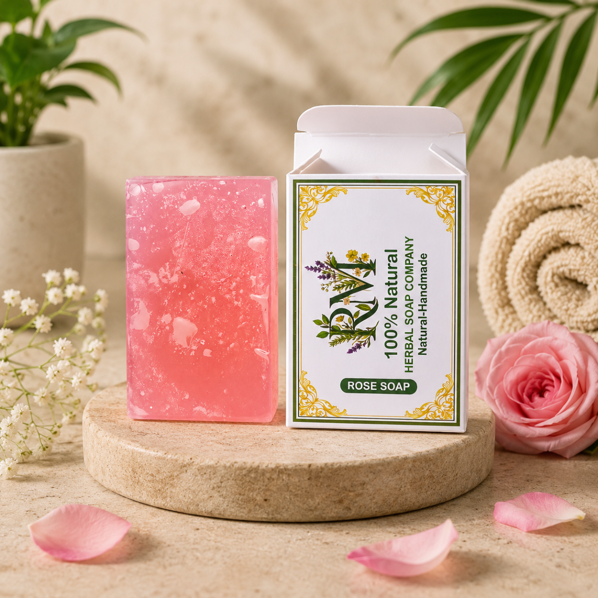 RMV 100% Natural Rose Care Soap